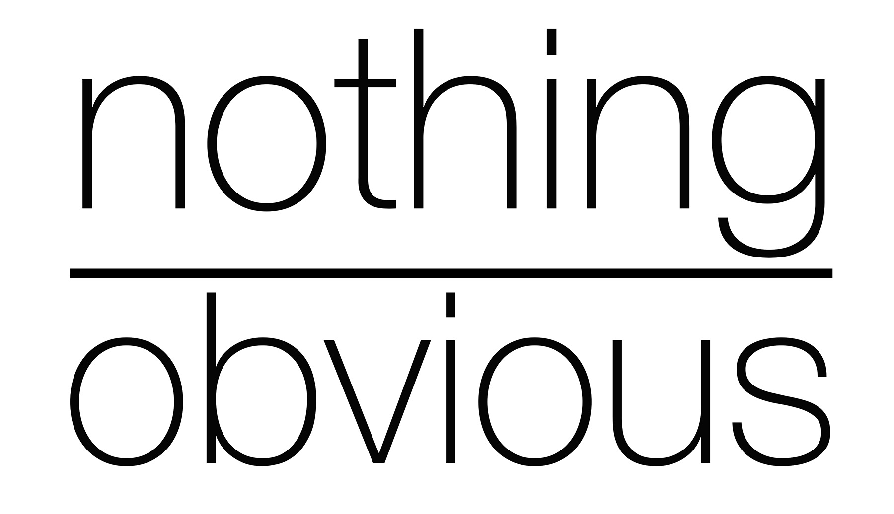 nothing-obvious